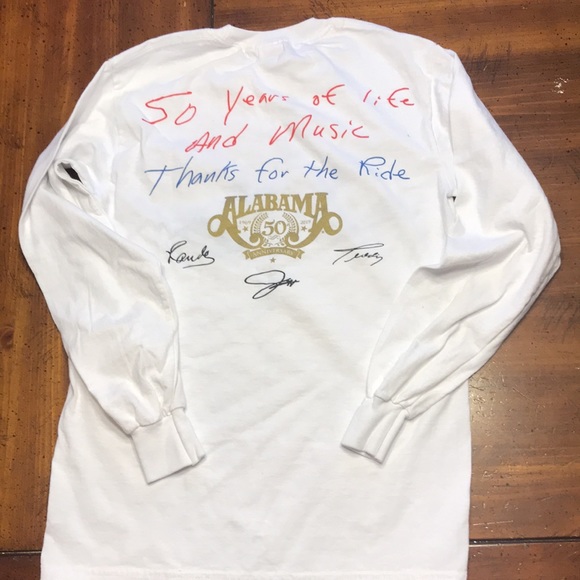 Alabama Country Music 50th Anniversary Long Sleeve Tee - Picture 4 of 6